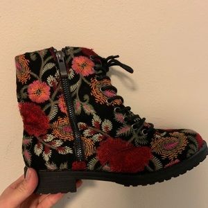 Embroidered boots